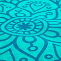 Spokey MANDALA podložka na cvičenie tyrkysová 4 mm
