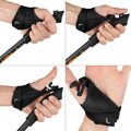 Spokey RIFT Karbónové palice Nordic Walking 2-dielne, Easy click glove systém, šedo-oranžové