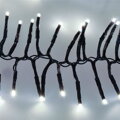 Solight 1V11-W LED vonkajšia vianočná reťaz s diaľkový ovládaním- Cluster, 576 LED, 8 funkcií, časovač, IP44, studená biela