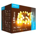 Modee Lighting LED vianočná reťaz 100 LED 10m teplá biela bobule