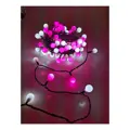 Modee Lighting LED vianočná reťaz 100 LED 10m ružová/biela bobule