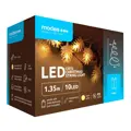 Modee Lighting LED dekorácia 10 LED 135 cm šiška 2xAA batérie