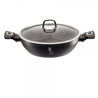 BERLINGERHAUS BlackSilver hrniec s pokrievkou 28cm BH-1850
