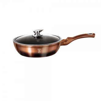 BERLINGERHAUS Metallic Line Rose Gold Edition panvica s pokrievkou 24cm BH-1896