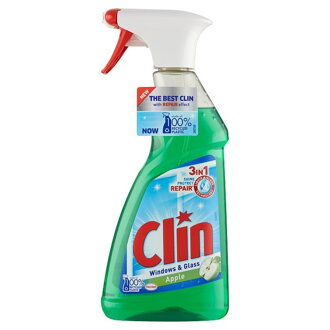 Clin Windows & Glass Apple čistiaci prostriedok na pevné povrchy 500 ml