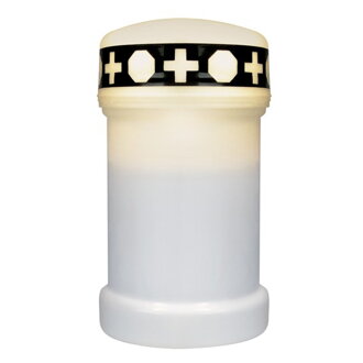 LED kahanec biely + batérie R14 ZDARMA 04180289