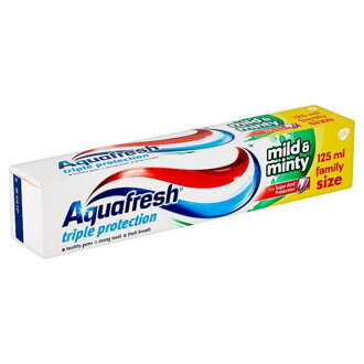 Aquafresh zubná pasta 125ml Mild & Minty