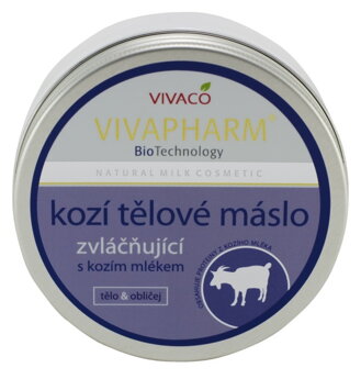 VIVAPHARM Kozie telové máslo 200ml