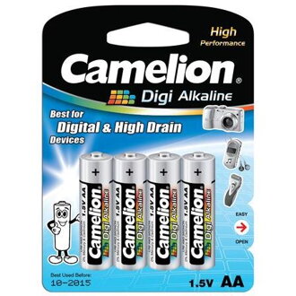 CAMELION Batérie alkalické DIGI AA 4ks LR06 11210406