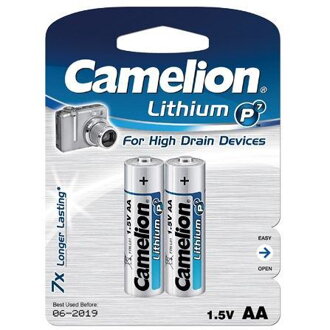 CAMELION Batérie líthium AA 2ks FR06 19000206