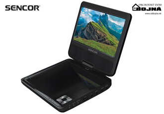 SPV 2722 BLACK prenosné DVD SENCOR
