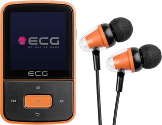 ECG PMP 30 8GB Black&Orange Mp4 prehrávač