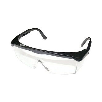 Okuliare ochranné, číre s čiernym rámom, VRCPRO 0009753