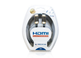 Kábel HDMI AB 4K,UHD 2m, verzia 2.0