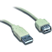GEMBIRD Kábel USB 2.0 predlžovací A-A 0.75m CC-USB2-AMAF-75CM/300
