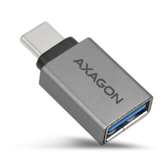 AXAGON RUCM-AFA, USB 3.1 Type-C Male -> Type-A Female ALU redukcia