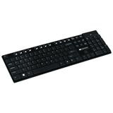 Canyon CNS-HKBW2-SK, Wireless bezdrôtová klávesnica, štíhla multimediálna, 105 kláves/12 hot keys, SK klávesy, čierna