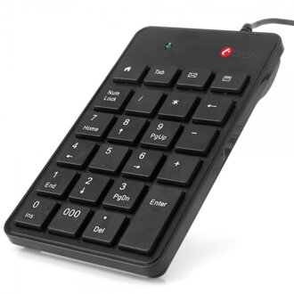 Klávesnica C-TECH KBN-01, numerická, 23 klávesov, USB slim black