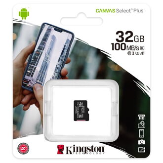 KINGSTON Canvas SELECT Plus Micro SDHC 32GB Class 10 UHS-I (SDCS2/32GBSP)