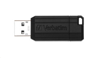 VERBATIM USB Flash Disk Store 'n' Go PinStripe 16GB - čierny