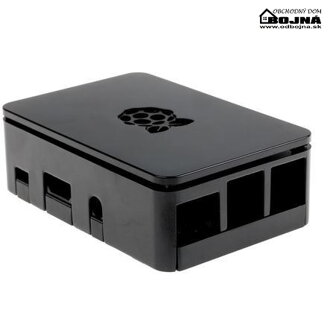 RASPBERRY Skrinka RS Pro pre Raspberry Pi B+/2B/3B Case čierna