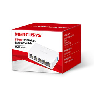 MERCUSYS 5-Port 10/100Mbps Desktop Switch MS105