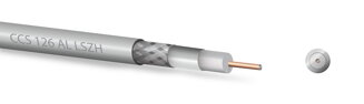 Koaxiálny kábel Zircon CCS 126 AL LSZH - bezhalogénový