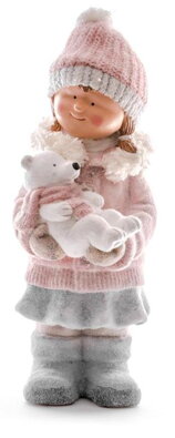Postavička Dievčatko s medvedíkom