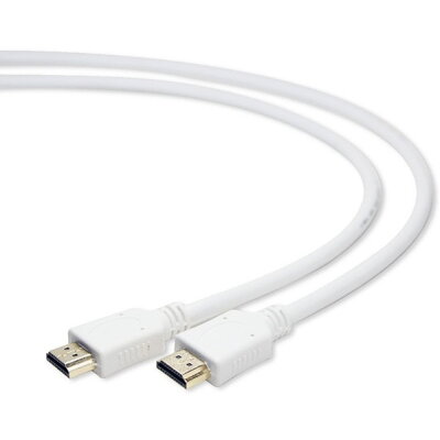 Kábel HDMI 1.4 Samec/Samec dľžka 1m Biely