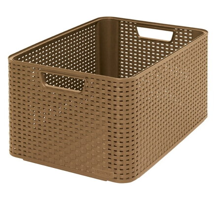 Úložný box RATTAN Style2 L mocha