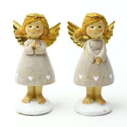 ANJEL RUŽOVÝ 8x5,5x15CM MIX