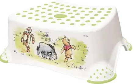 Schodík detský WINNIE, protišmykový biely, UH