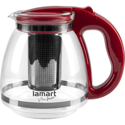 LT7074 kanvica 1,5L červená VERRE LAMART