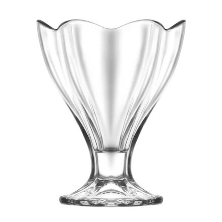 Pohár Lily, LAV, sklenený, na zmrzlinu a dezert, 250 ml, 100x127 mm, bal. 6 ks