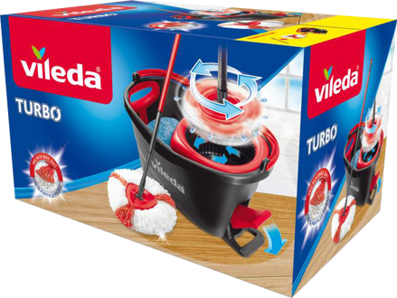 VILEDA Easy Wring & Clean TURBO set (mop+vedro)
