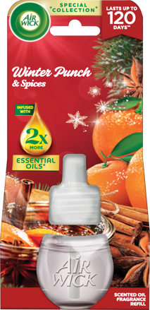 AIR WICK Electric osviežovač 19ml náplň Zimný punč