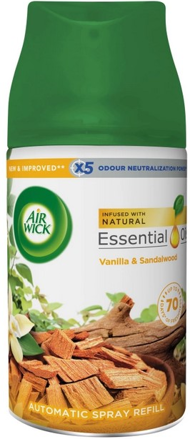 AIR WICK Freshmatic osviežovač náplň 250ml Vanilka a santalové drevo