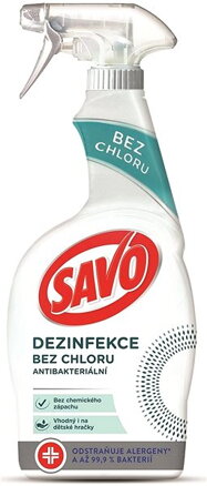 SAVO Bez chlóru Antibakteriálny sprej 700ml