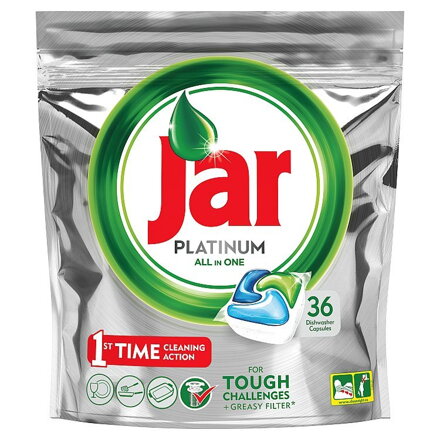 Jar Platinum kapsuly do automatickej umývačky riadu 36 kusov