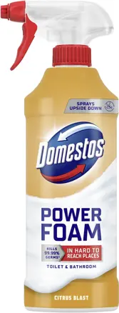DOMESTOS čistiaca pena na WC 435ml Citrus Blast