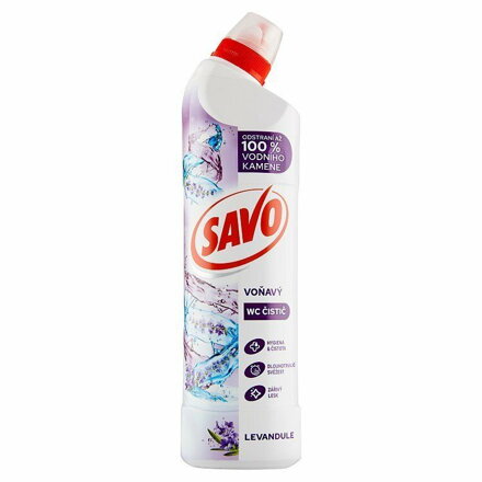 SAVO WC Levanduľa dezinfekcia a sviežosť 750ml