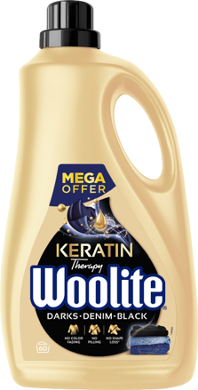 Woolite Darks, Denim, Black tekutý prací prípravok 60 praní 3,6 L