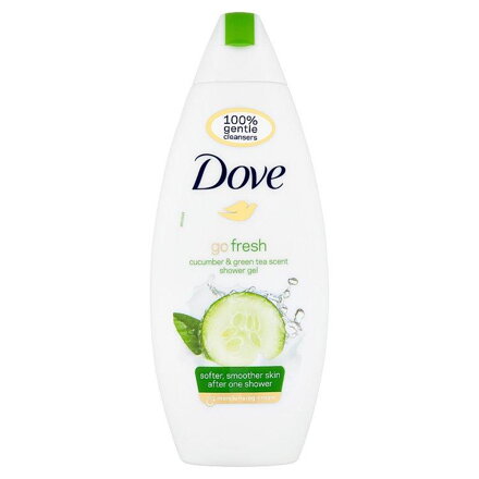 Dove Go Fresh Vyživujúci sprchovací gél uhorka a zelený čaj 250 ml