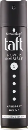 Taft lak 250ml Power invisible 5 čierny