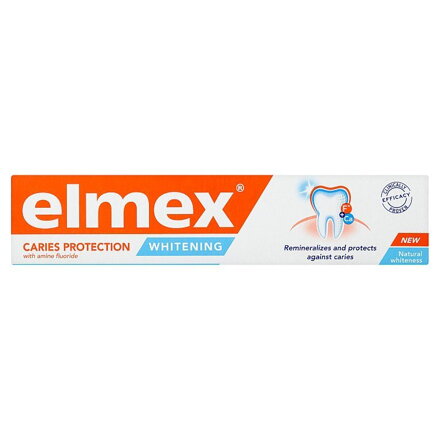 Elmex Caries Protection Whitening zubná pasta s amínfluoridom 75 ml