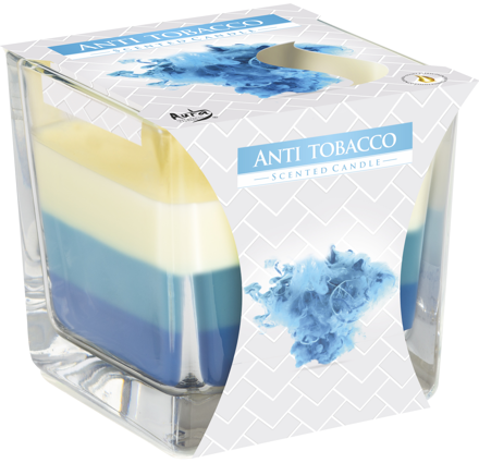 BISPOL sviečka sklo 170g Antitabak