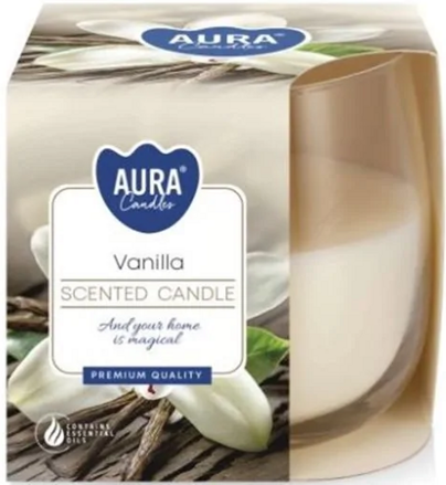 Sviečka sklenená 130g Vanilla