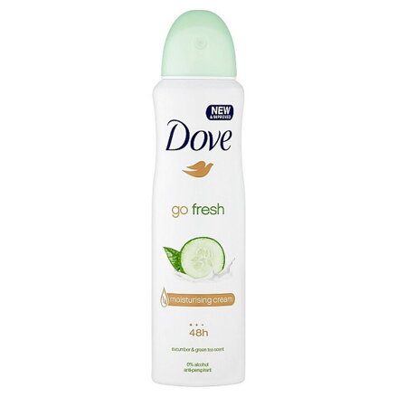 Dove deo 150ml Cucumber & Green tea