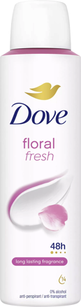 DOVE deo sprej 150ml 0% Alcohol Floral Fresh