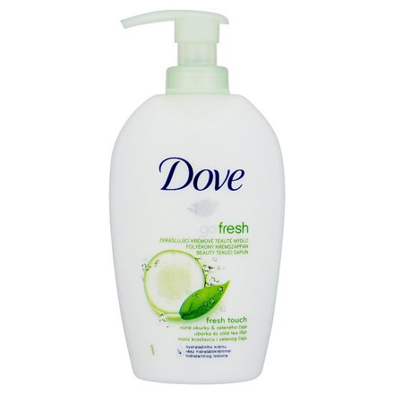 Dove tekuté mydlo 250ml Fresh Touch Uhorka